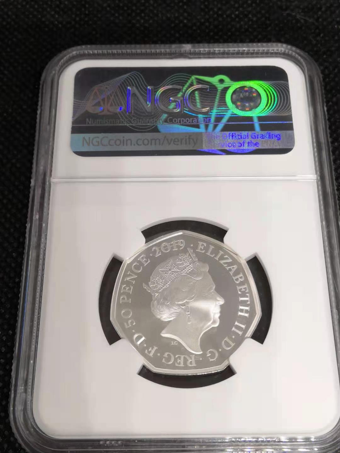 【随心拍&Getcoins】钱币拍卖第七十九期～ 【系列第二枚】英国雪人  纪念币  彩色