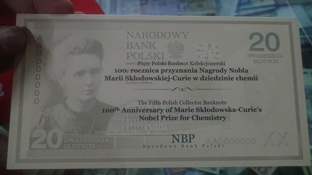 【囧羊收藏】精选微拍第八场 世界钱币共舞 2011年波兰20纪念钞 原装册 全新UNC