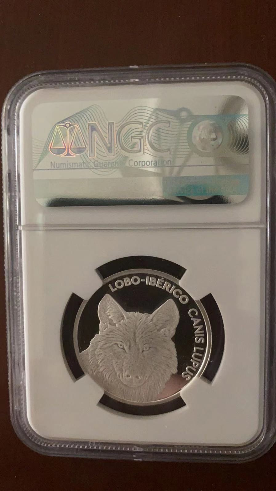 【币观天下】第131期钱币拍卖～ 【葡萄牙】5欧元狼银币