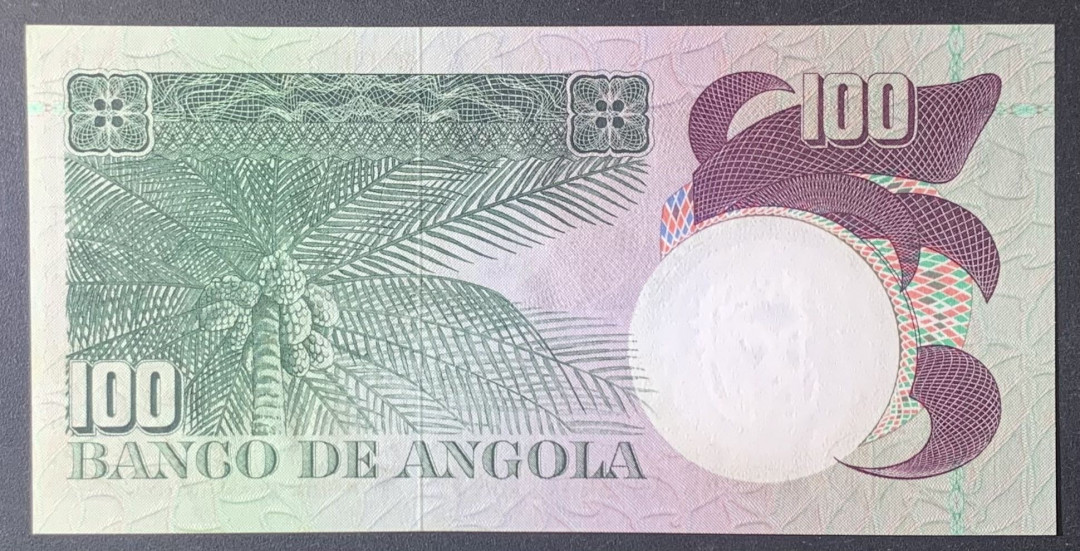 紫瑗钱币—微拍第122期—纸币场 葡属安哥拉 1973年 100埃斯库多（P-106） UNC