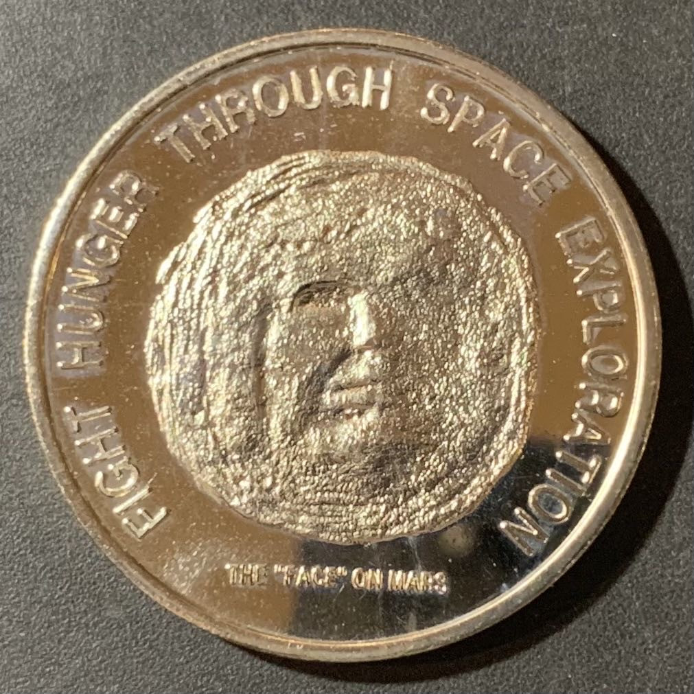 紫瑗钱币—微拍第123期  利比里亚 1996年 火星脸 50元 克朗型 镍币