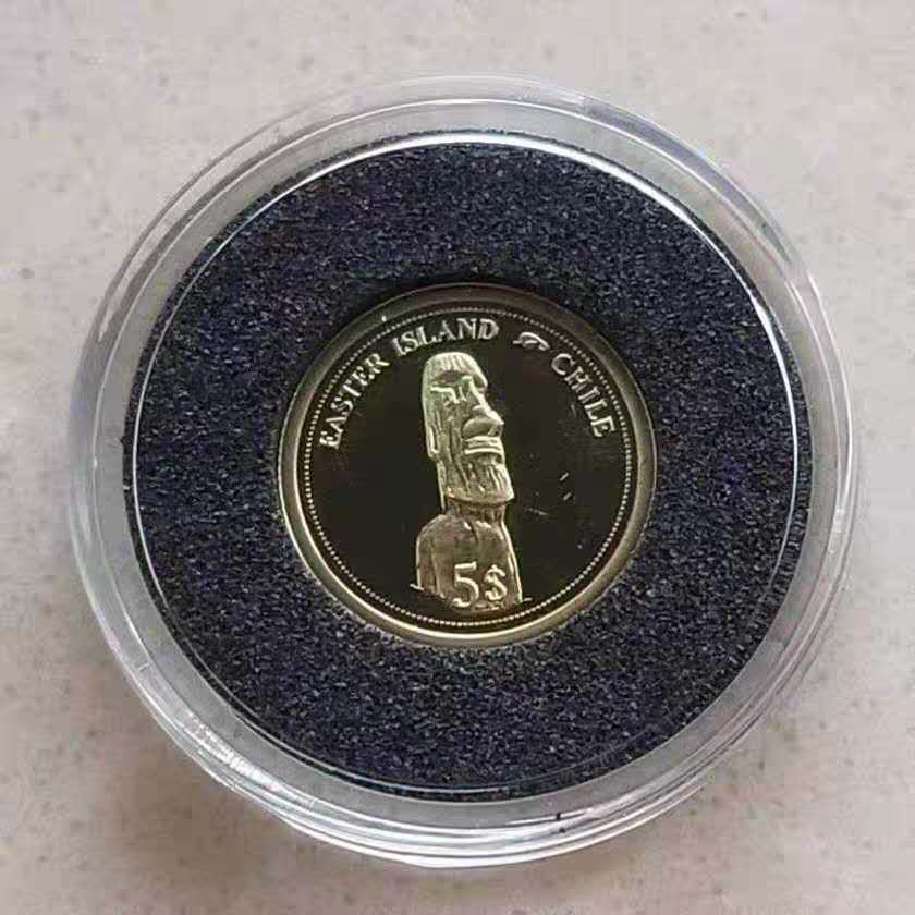 【随心拍&Getcoins】钱币拍卖第七十九期～ 斐济2006年智利复活节岛小金币