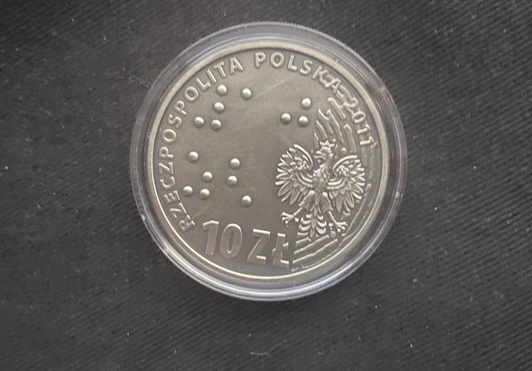 【币观天下】第132场钱币拍卖～ 【波兰】【获奖币】获奖波兰2011年保护盲人协会诞辰100周年仿古银币