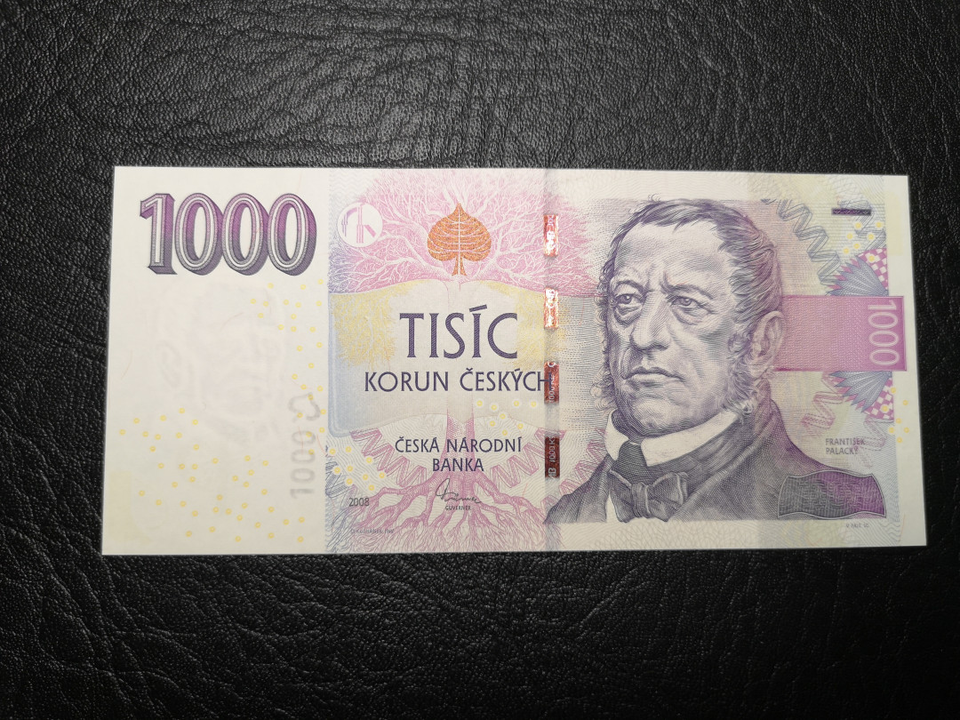 《外钞收藏家》第九十四期拍卖 2008年捷克1000克朗  全新unc