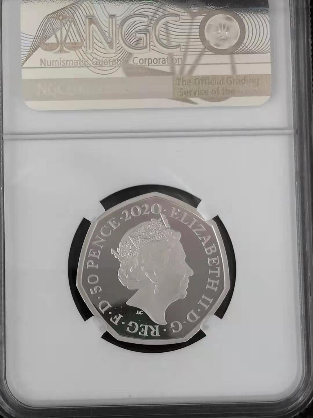 【随心拍&Getcoins】钱币拍卖第八十期～ 2020年英国罗莎琳德·富兰克林(DNA)加厚纪念币
