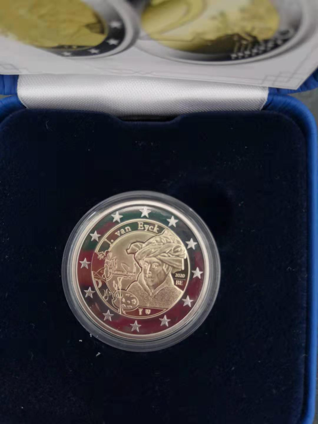 【随心拍&Getcoins】钱币拍卖第八十期～ 比利时2020年画家杨.凡.艾克2欧元双色精制纪念币