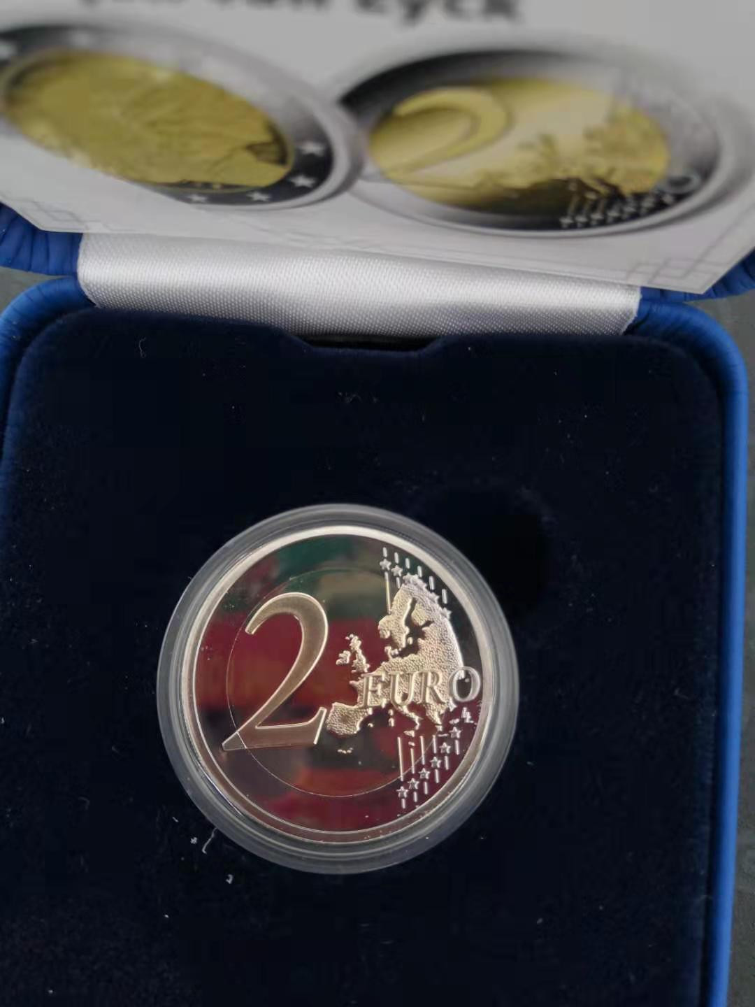 【随心拍&Getcoins】钱币拍卖第八十期～ 比利时2020年画家杨.凡.艾克2欧元双色精制纪念币
