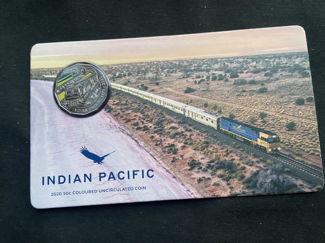 【币观天下】第133场拍卖【圣诞场】 【澳大利亚】2020印度洋火车彩色镍币