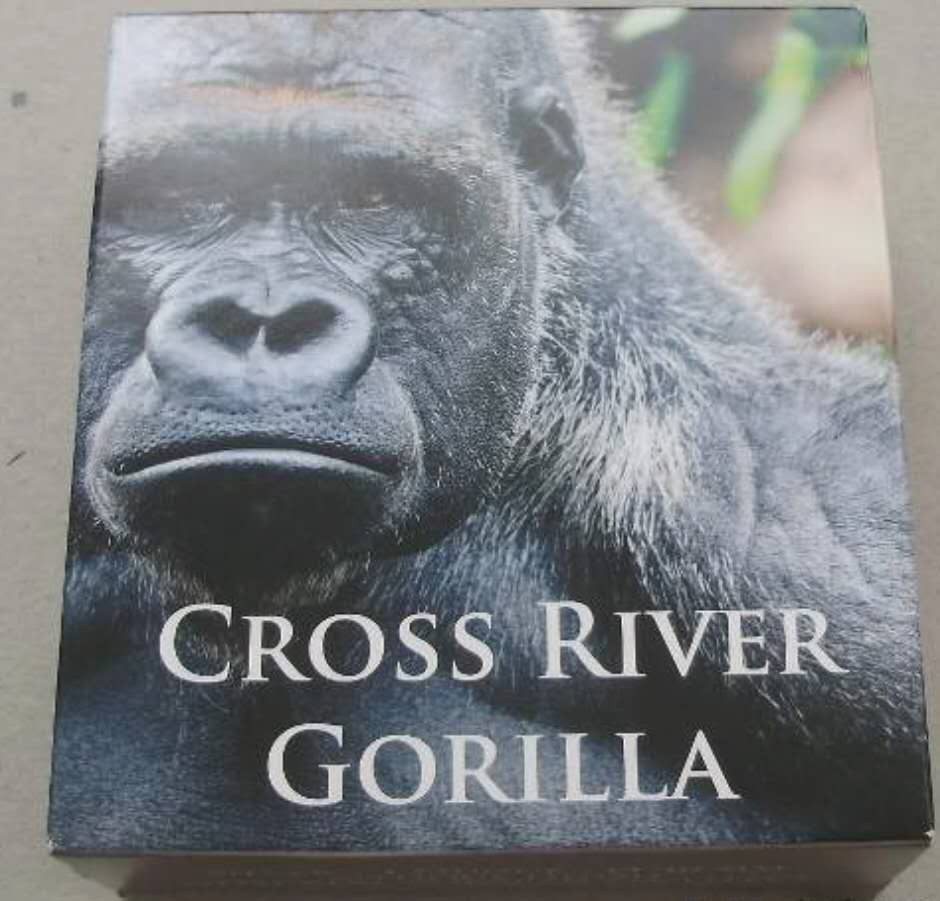 【币观天下】第133场拍卖【圣诞场】 喀麦隆2012年大猩猩仿古高浮雕镶嵌银币