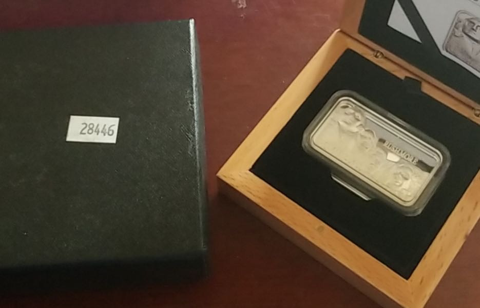 【币观天下】第133场拍卖【圣诞场】 库克2018年总统山长方形加厚银币