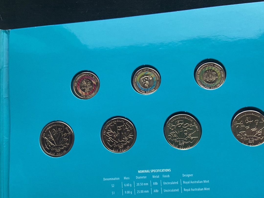 【币观天下】第133场拍卖【圣诞场】 【澳大利亚】2018年英联邦运动会卡册