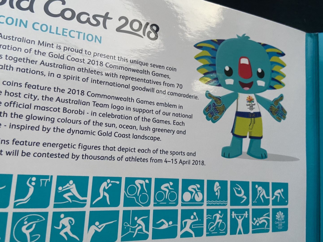 【币观天下】第133场拍卖【圣诞场】 【澳大利亚】2018年英联邦运动会卡册