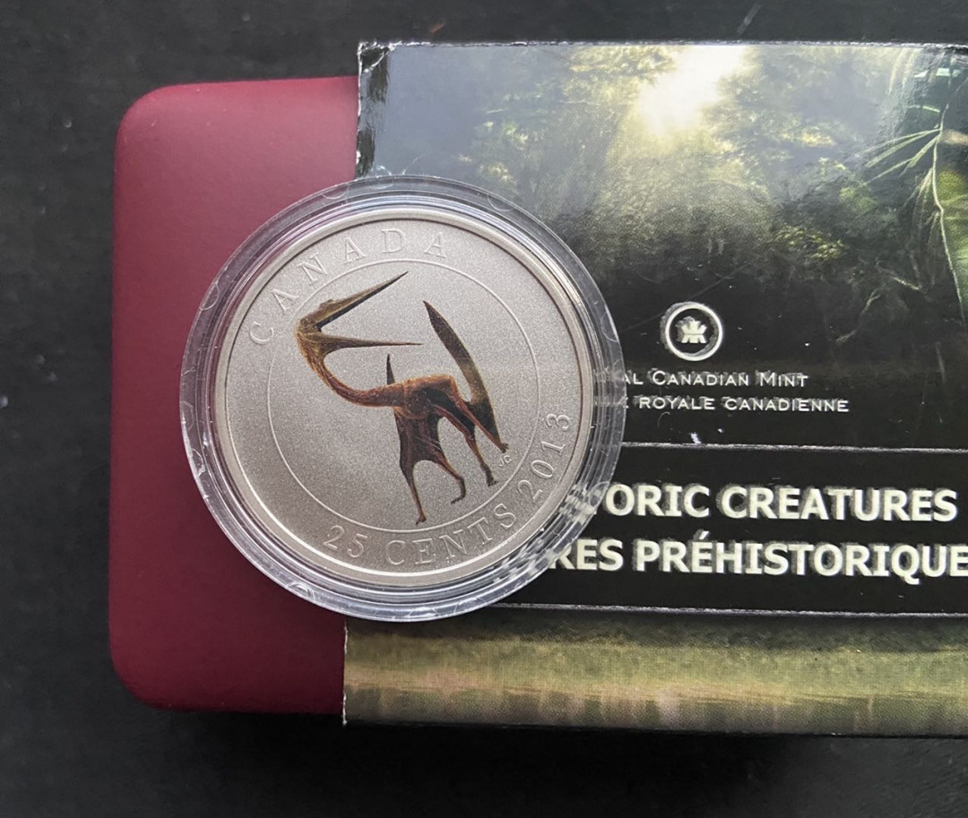 【币观天下】第133场拍卖【圣诞场】 加拿大夜光恐龙系列镍币