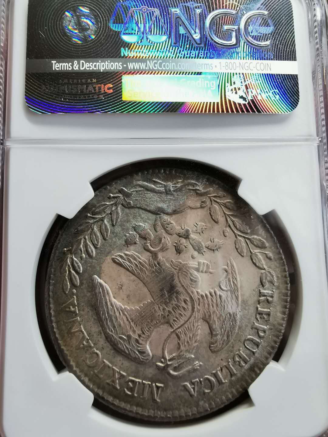 凡希社世界钱币微拍第一百四十四期 1878DO墨西哥花边鹰洋NGC-MS62包浆醇厚！