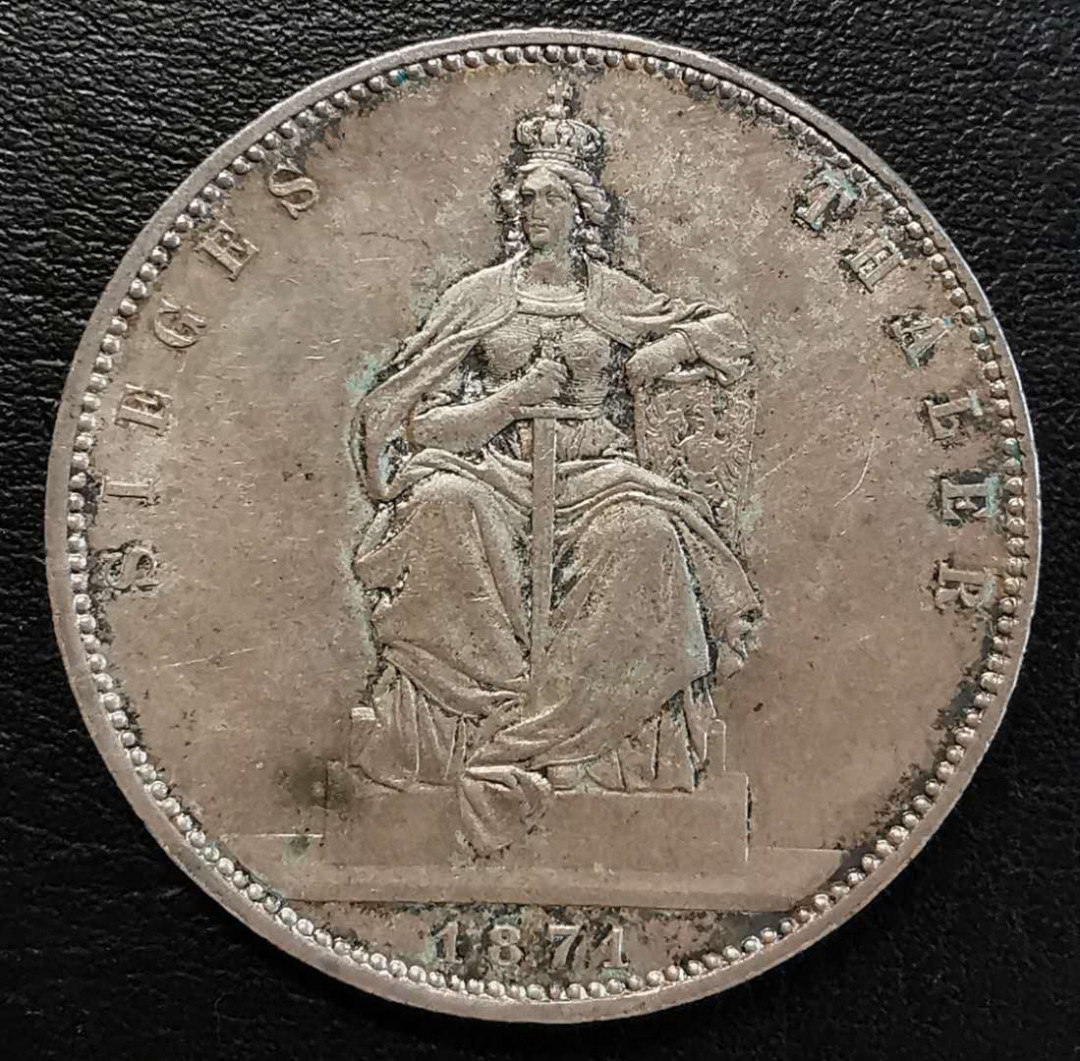 凡希社世界钱币微拍第一百四十四期 1871普鲁士胜利泰勒AU