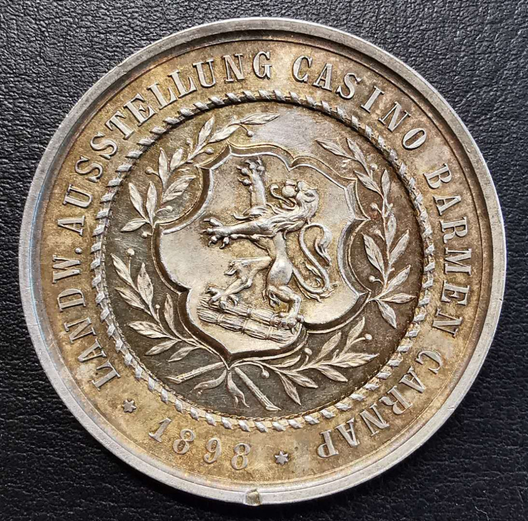 凡希社世界钱币微拍第一百四十四期 1898不来梅谷神星座纪念银章