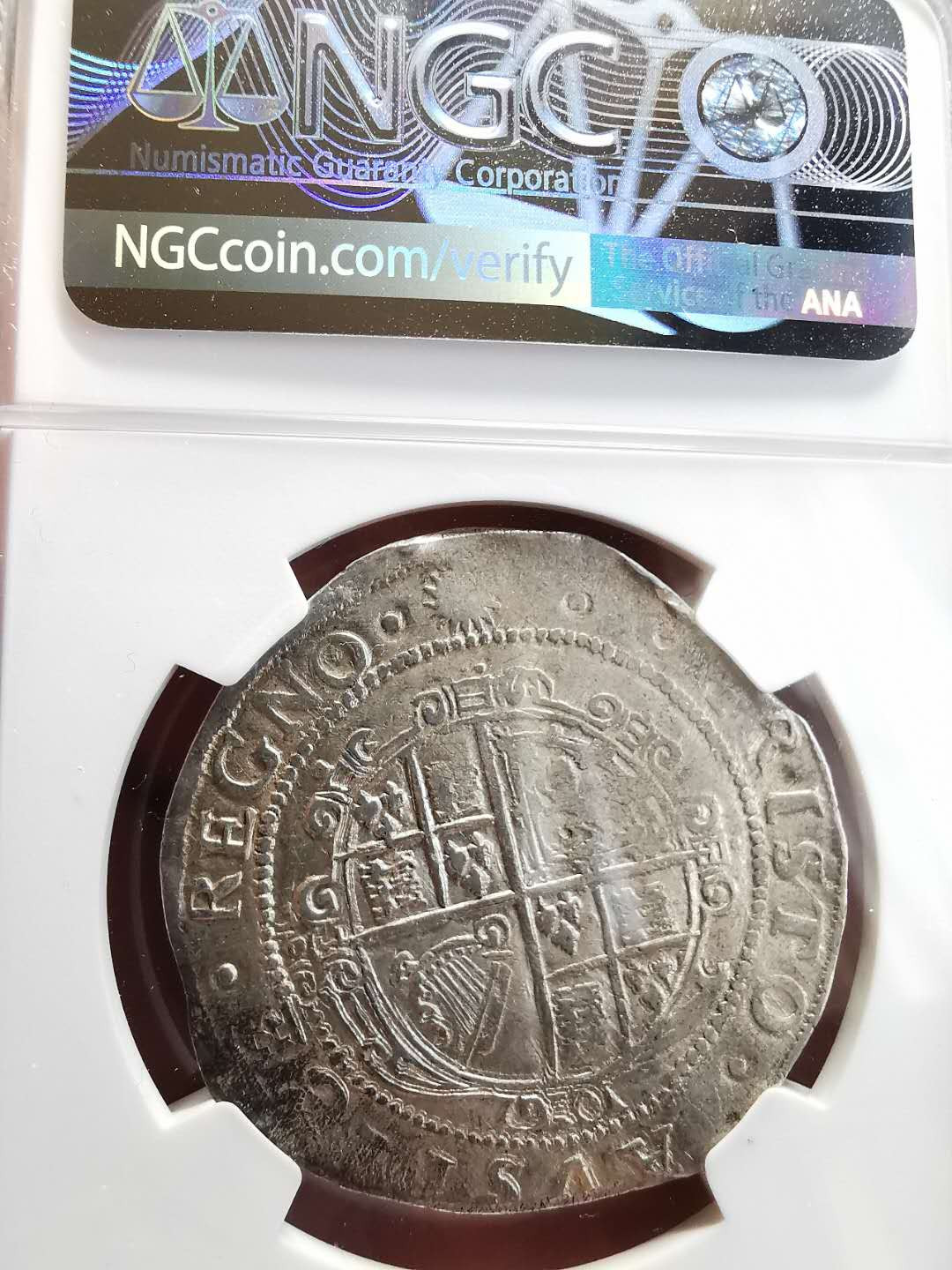 凡希社世界钱币微拍第一百四十四期 1636-38英格兰查理一世1/2克朗NGC-XF45