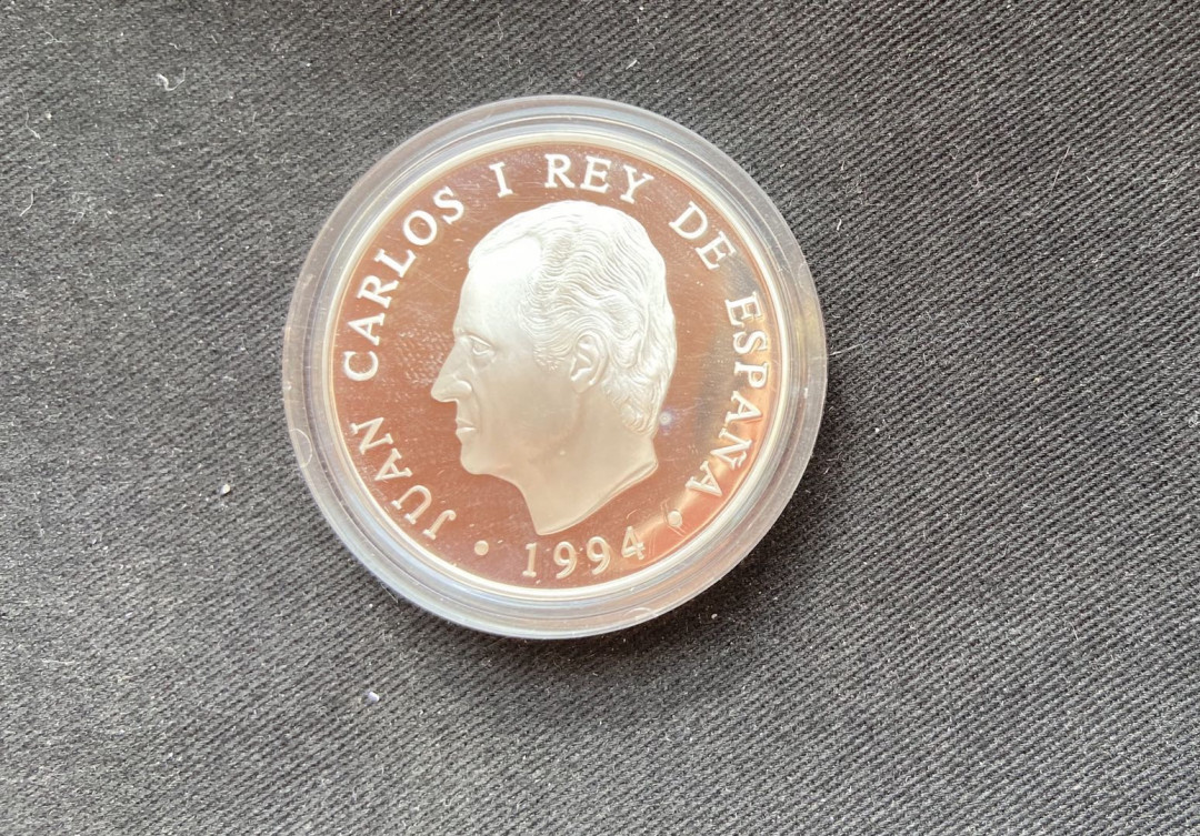 【币观天下】第133场拍卖【圣诞场】 西班牙 1994年 2000比塞塔  银 保护动物系列之鹳