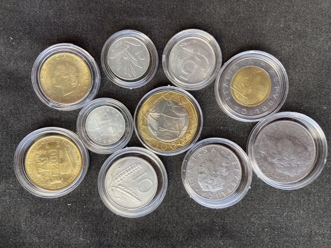 【币观天下】第133场拍卖【圣诞场】 【意大利】流通币10枚～