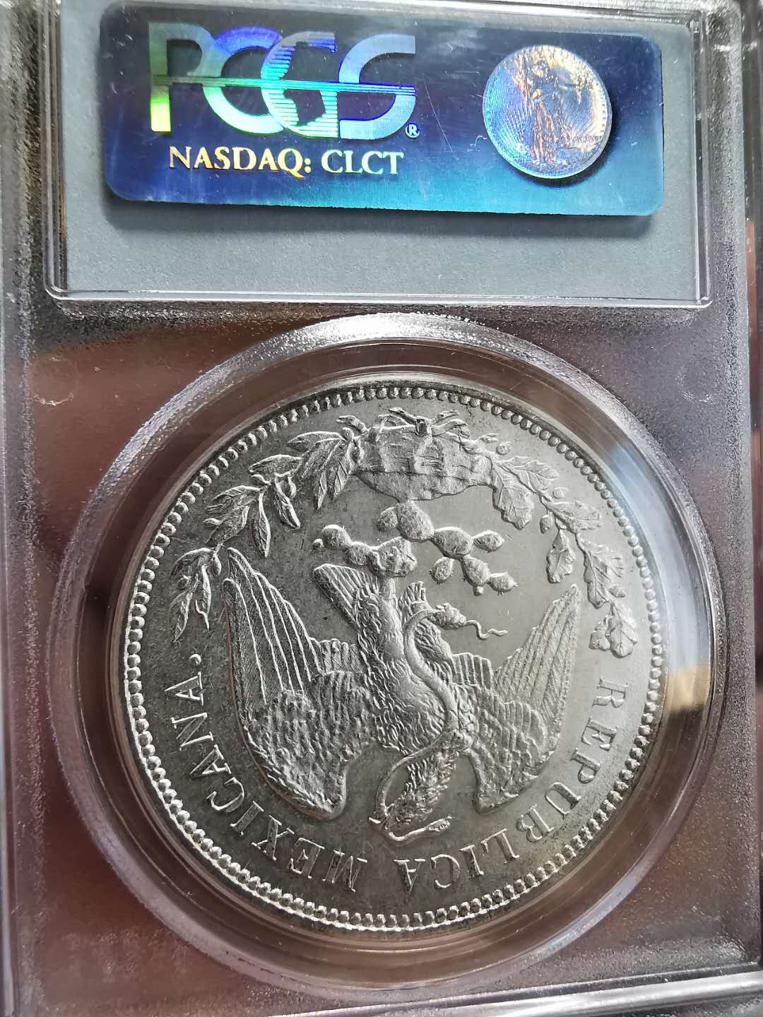 凡希社世界钱币微拍第一百四十四期 1908墨西哥直边鹰洋PCGS-MS63