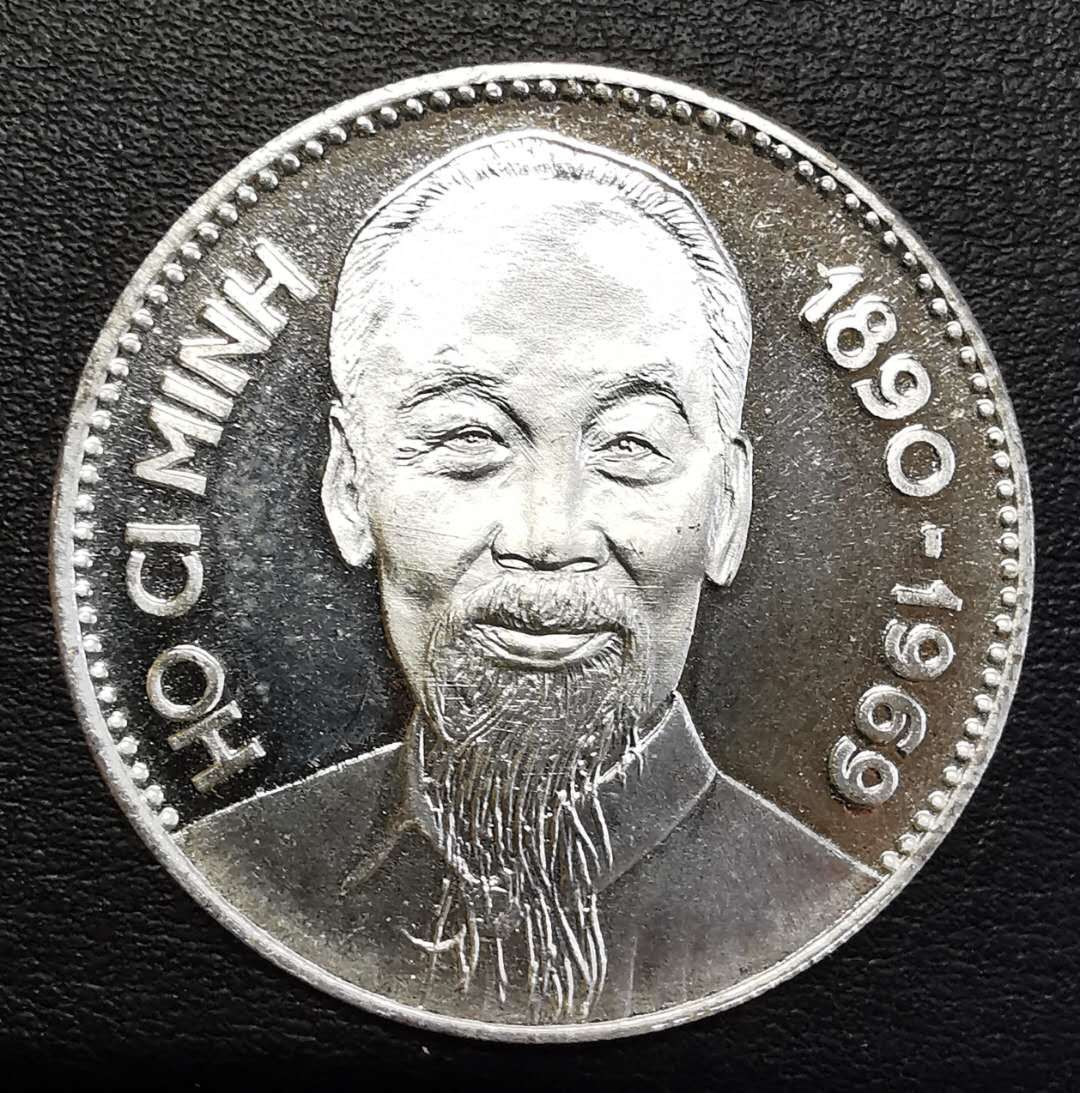 凡希社世界钱币微拍第一百四十四期 越南胡志明纪念银章UNC苏联铸造