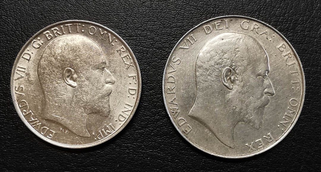 凡希社世界钱币微拍第一百四十四期 1906英国爱七佛罗林半克朗AU