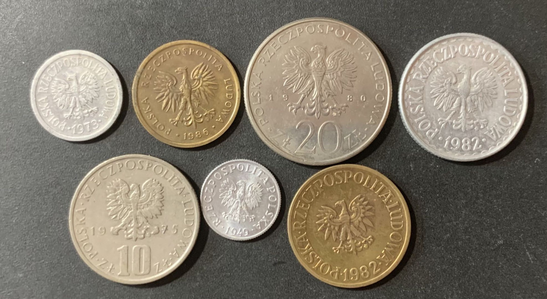紫瑗钱币—微拍第124期  波兰 各时期硬币 7枚一组