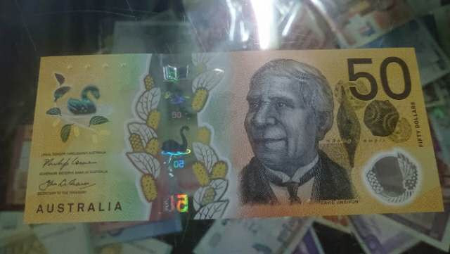 【囧羊收藏】精选微拍第9期 世界钱币精选 2018澳大利亚50元塑料钞 错版 全程无4号码 全新绝品塑料窗口完美无划