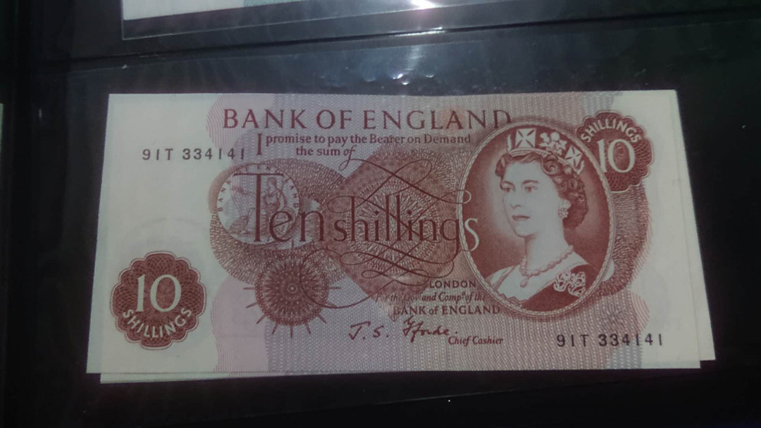 【囧羊收藏】精选微拍第9期 世界钱币精选 英国C序列10先令 全新绝品