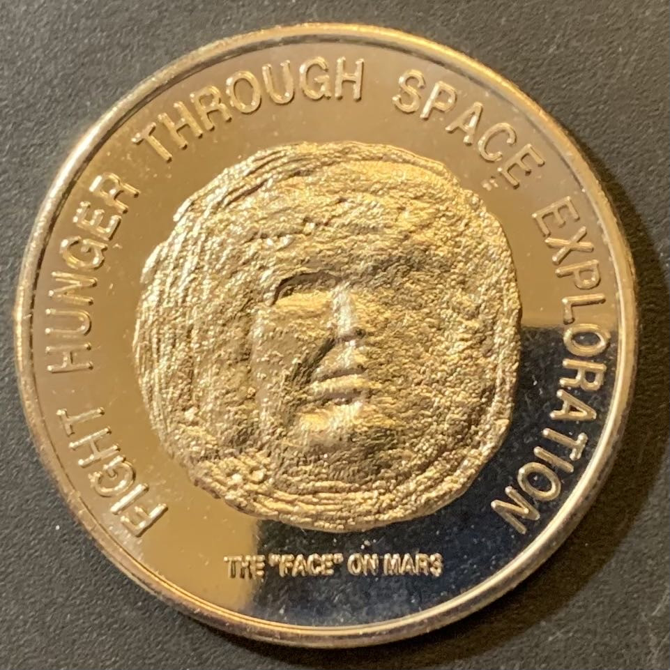 紫瑗钱币—微拍第125期  利比里亚 1996年 火星脸 50元 克朗型 镍币