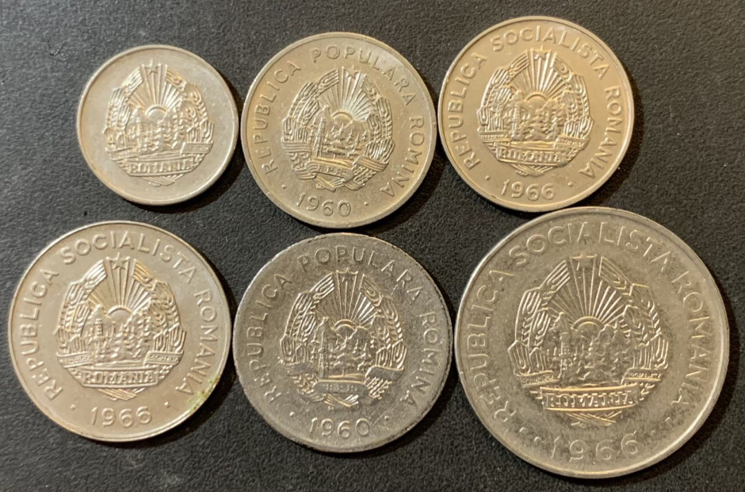 紫瑗钱币—微拍第125期  阿尔巴尼亚 各时期 流通硬币 6枚一组