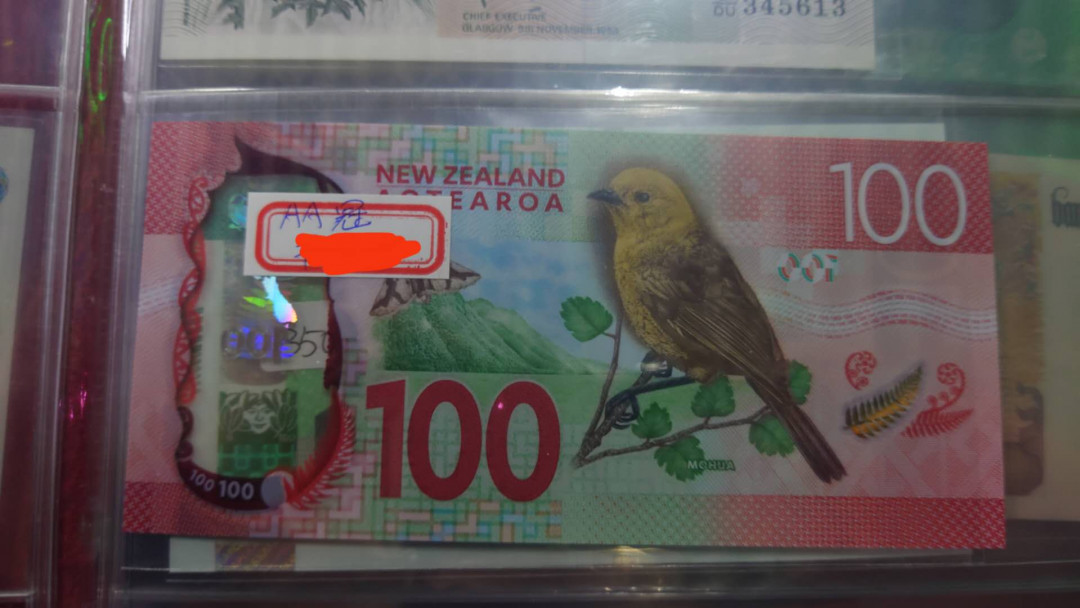 【囧羊收藏】精选微拍第10期~2021年首场世界钱币精选荟萃 2016年新西兰100元塑料钞 首发AA冠稀少 全新绝品