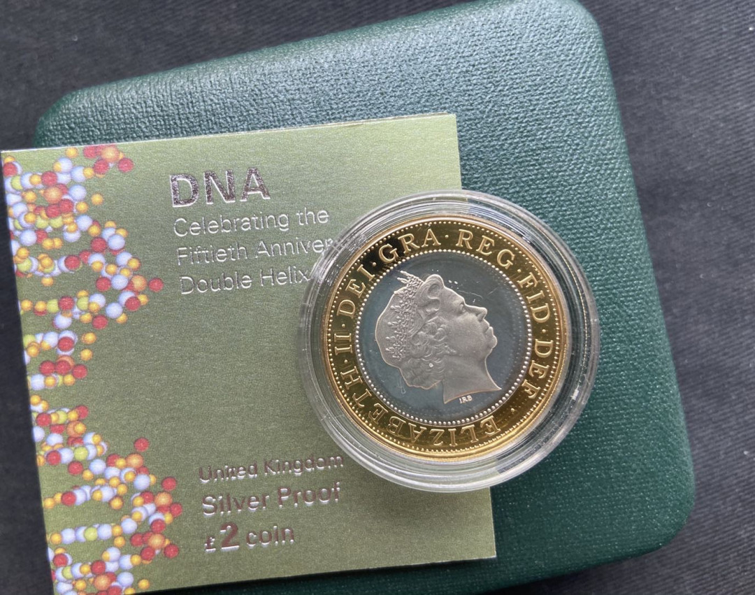 【币观天下】第134场拍卖【元旦场】 【英国】英国获奖币DNA双色银币