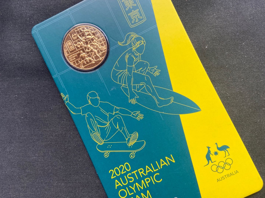 【币观天下】第134场拍卖【元旦场】 【澳大利亚】东京奥运会镀金纪念币【停办】