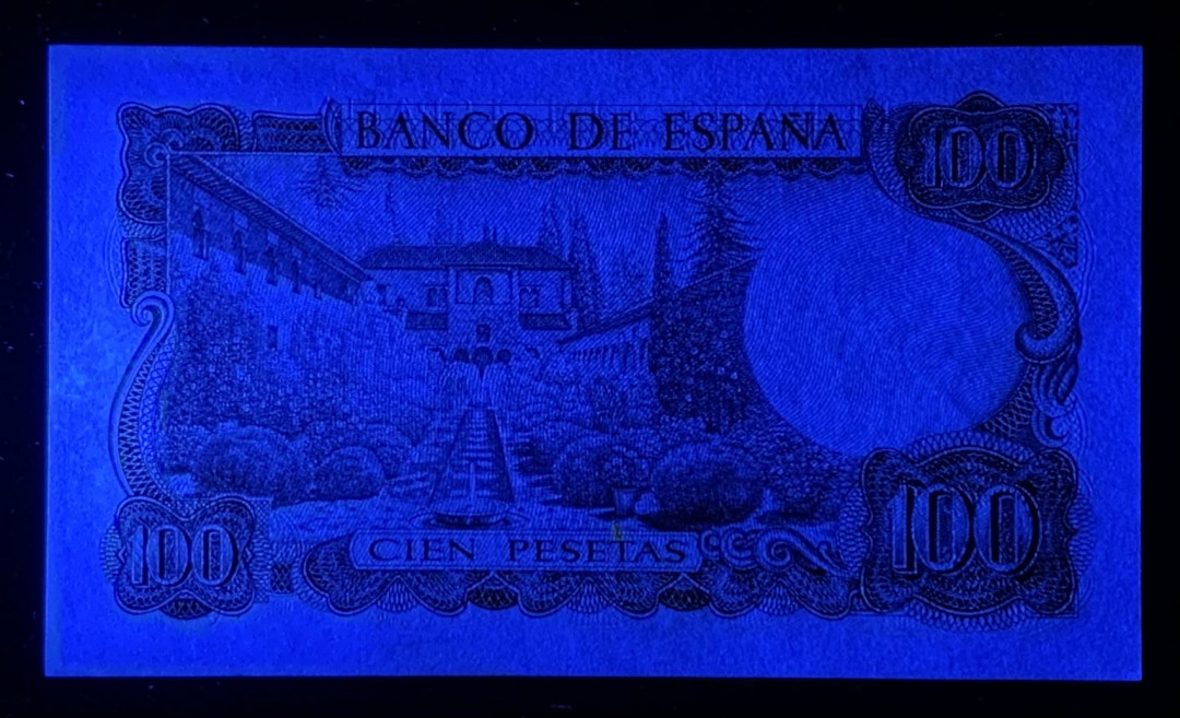紫瑗钱币—微拍第126期—纸币场 西班牙 1970（1974）年 100比塞塔 UNC （P-152a）
