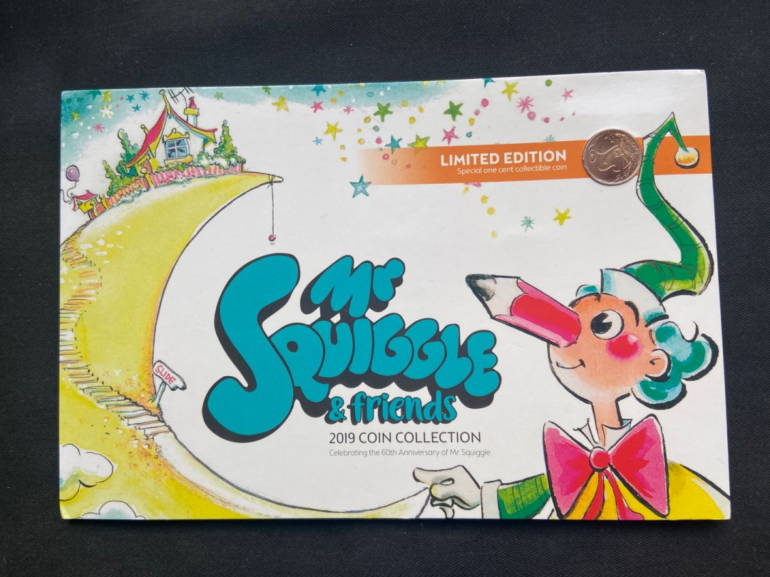 【币观天下】第134场拍卖【元旦场】 【澳大利亚】2019年双色币卡册铅笔先生