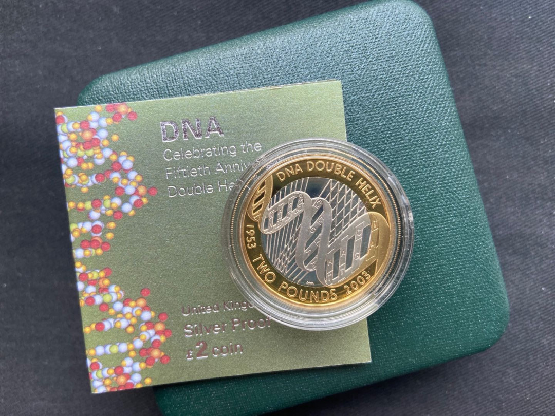 【币观天下】第134场拍卖【元旦场】 【英国】英国获奖币DNA双色银币