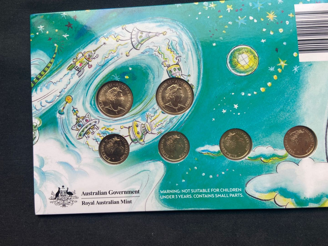 【币观天下】第134场拍卖【元旦场】 【澳大利亚】2019年双色币卡册铅笔先生