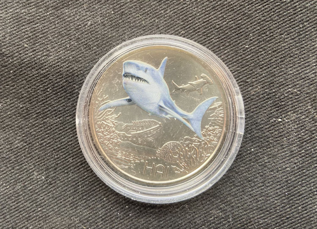 【币观天下】第134场拍卖【元旦场】 【奥地利】夜光动物币系列-鲨鱼