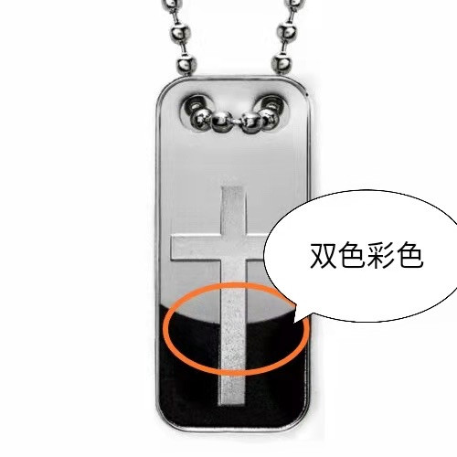 【币观天下】第135场钱币拍卖 喀麦隆2018年500法郎，护身圣符“十字架”数码亮光彩色(黑彩)异形 吊坠精制银币