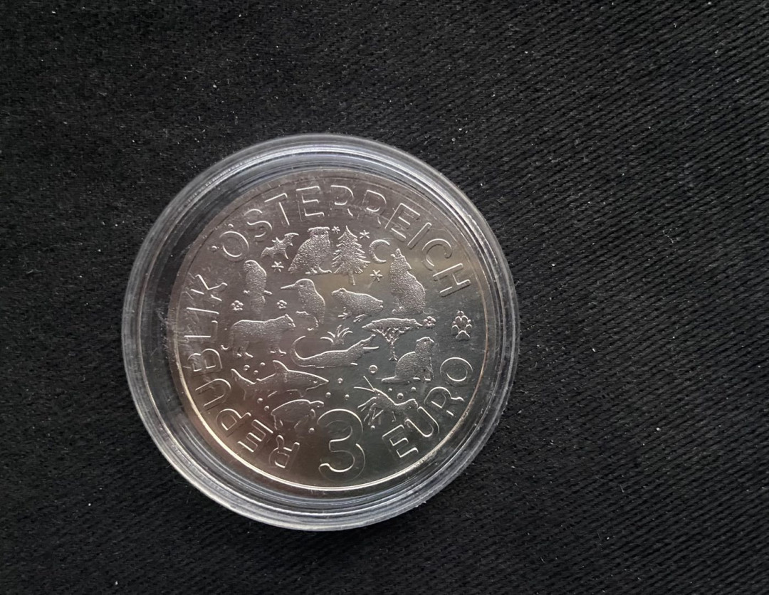 【币观天下】第135场钱币拍卖 【奥地利】奥地利夜光翠鸟镍币