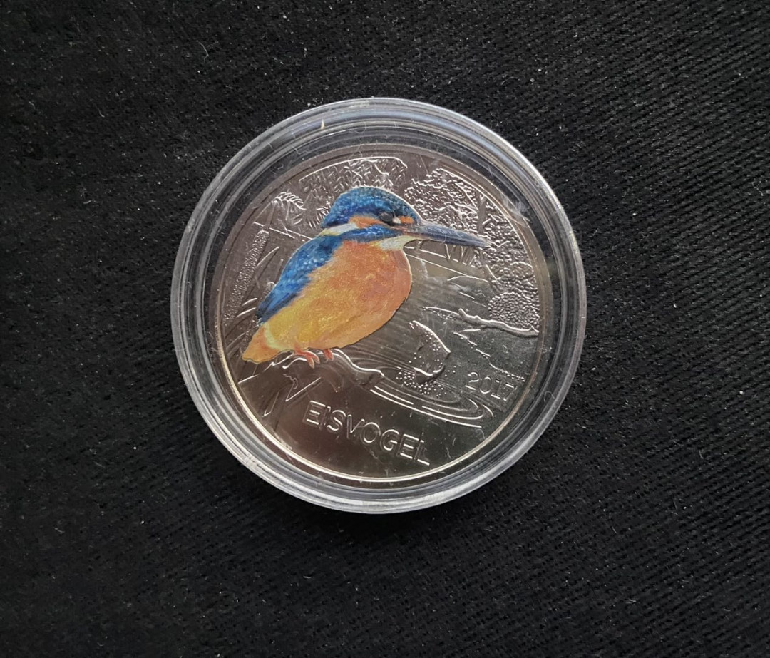 【币观天下】第135场钱币拍卖 【奥地利】奥地利夜光翠鸟镍币