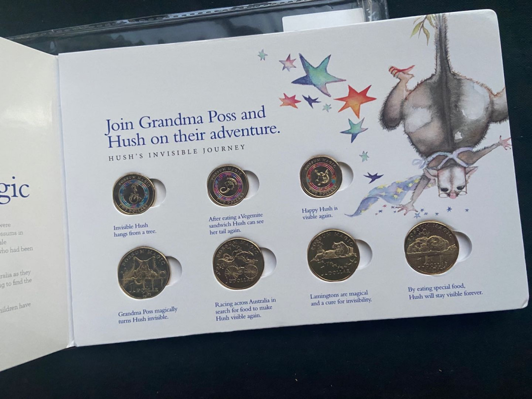 【币观天下】第135场钱币拍卖 【澳大利亚】双色两澳元负鼠卡册