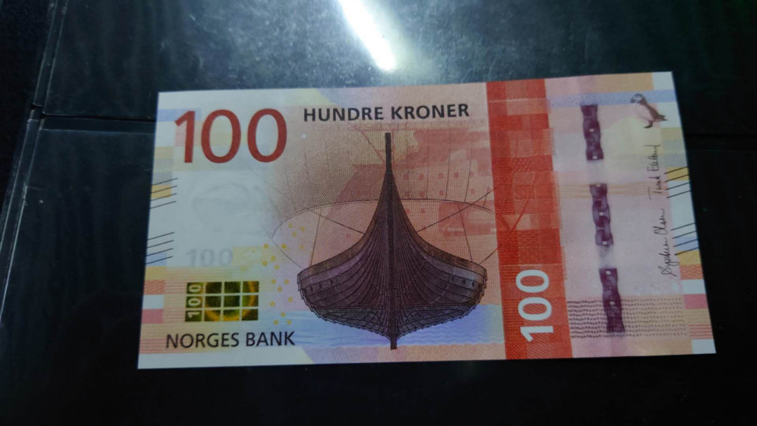 【囧羊收藏】精选微拍第11期~2021年第二期世界钱币精选 2016年挪威100克朗 全新UNC绝品