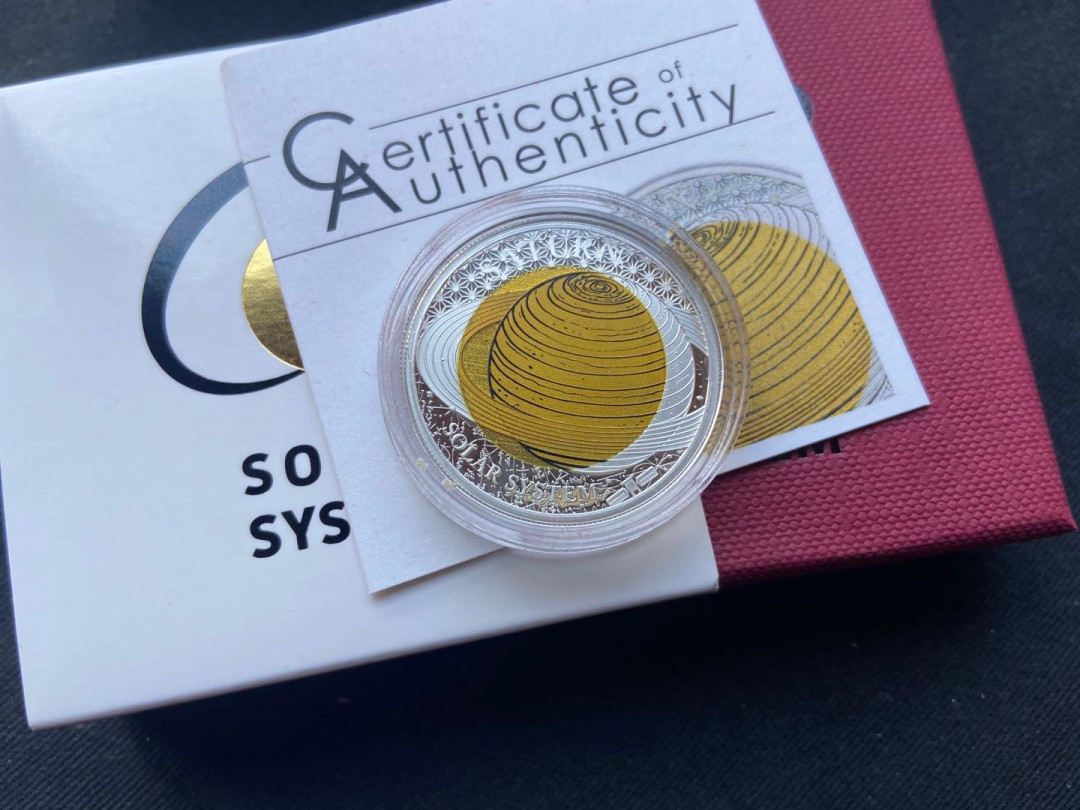 【币观天下】第135场钱币拍卖 【帕劳】帕劳土星银铌精制币～