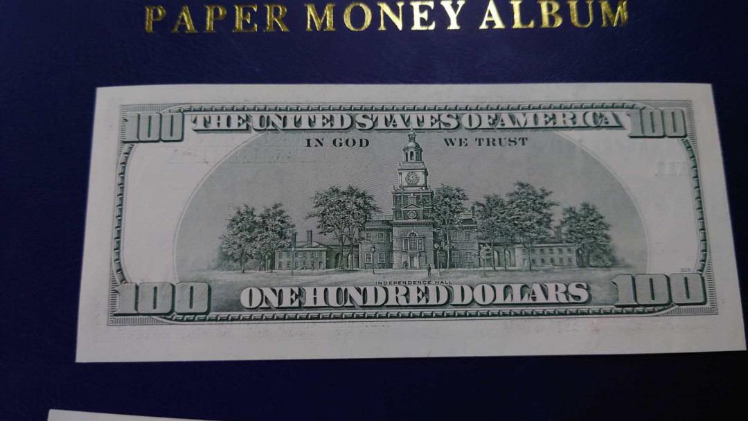 【囧羊收藏】精选微拍第11期~2021年第二期世界钱币精选 2006年（首发，无字母A）美国100元大头 全新绝品 少见（市面绝大多数为2006A）