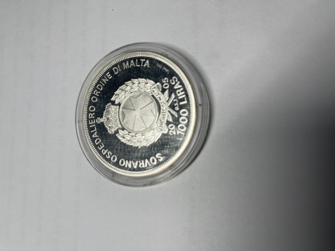 CSIS-GREAT评级精品钱币拍卖第七十二期 马耳他骑士团2005年世界奇观印度泰姬陵2盎司精制镀金纪念银币