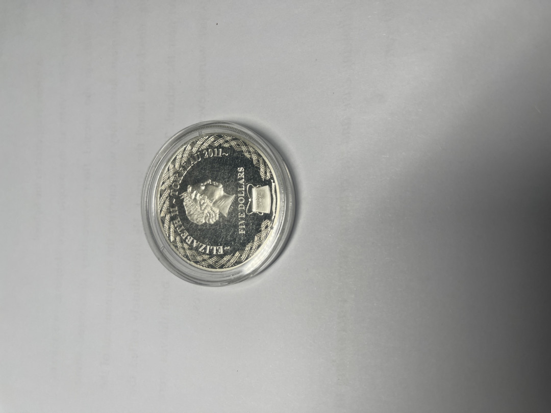CSIS-GREAT评级精品钱币拍卖第七十二期 托克劳2011年首支到达南极探险队罗尔德亚孟森精制镶嵌纪念银币