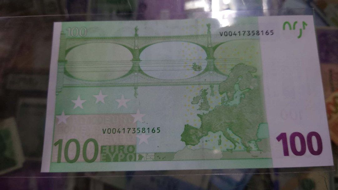 【囧羊收藏】精选微拍第12期（2021年第三期）世界纸币场 2002年100欧元 一签 西班牙版 全新绝品