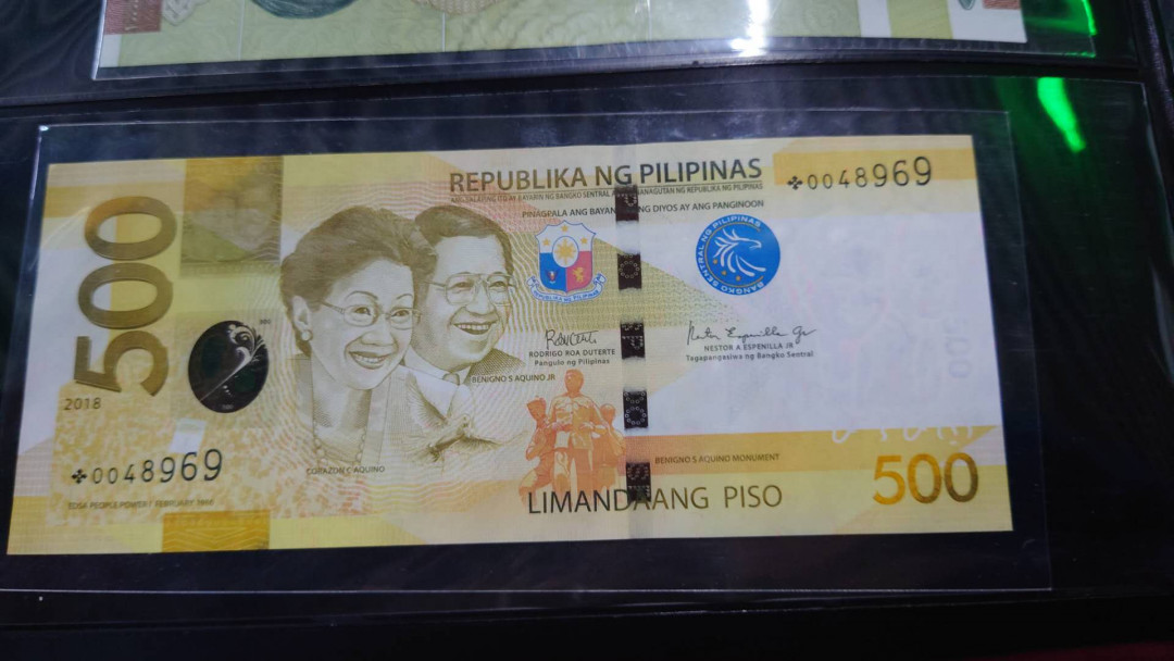 【囧羊收藏】精选微拍第11期~2021年第二期世界钱币精选 2018年菲律宾500比索 罕见补号 全新UNC绝品